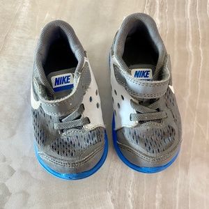 Nike Kids Flex Sneakers Toddlers Gray Blue White
